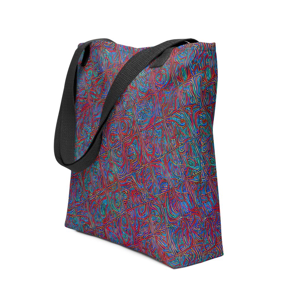 Kinetic Mosaic on Tote Bag — Front