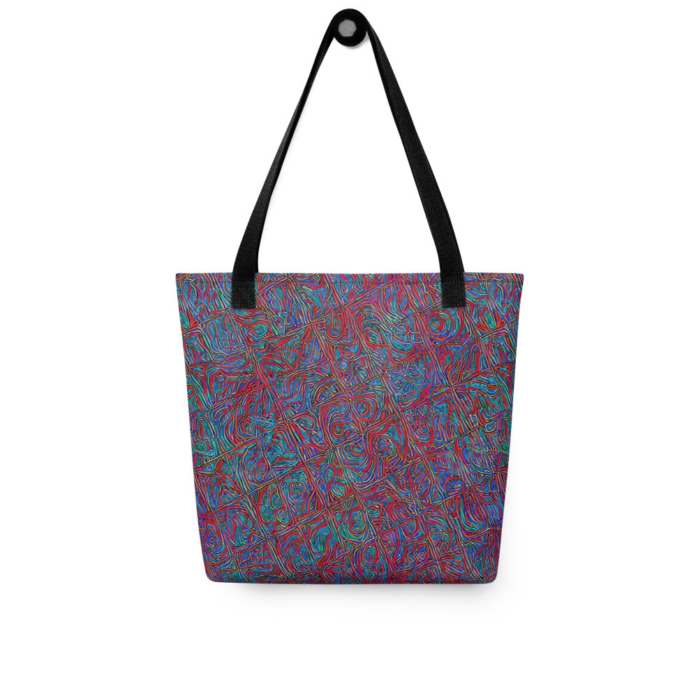 Kinetic Mosaic on Tote Bag — Front
