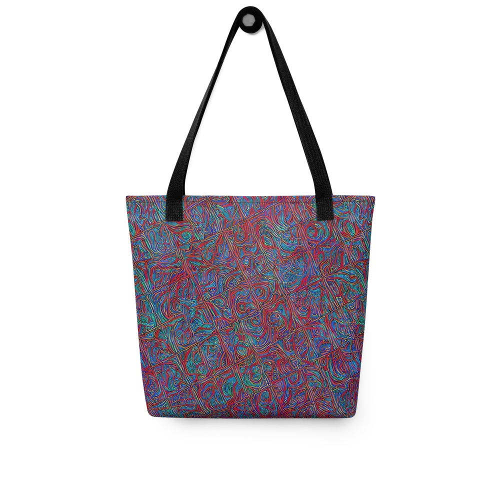 Kinetic Mosaic on Tote Bag — Front