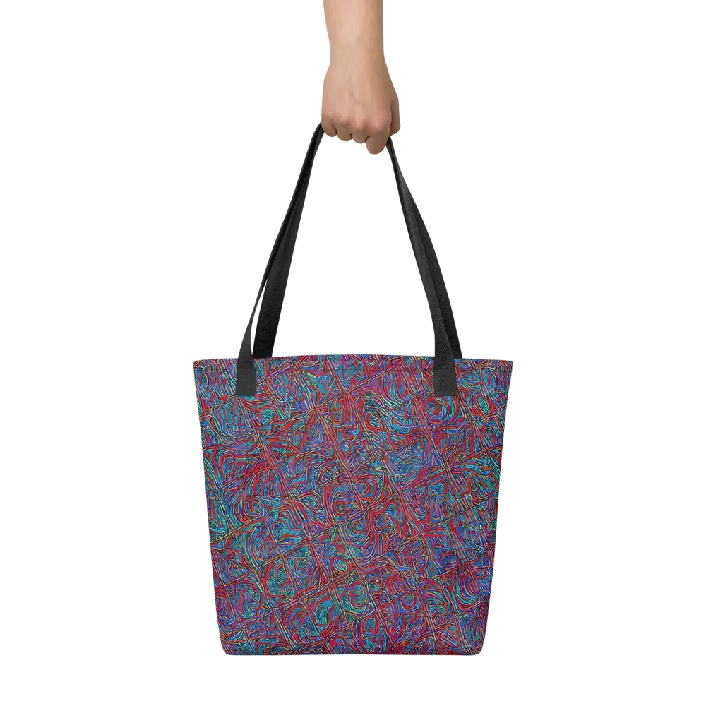 Kinetic Mosaic on Tote Bag — Front