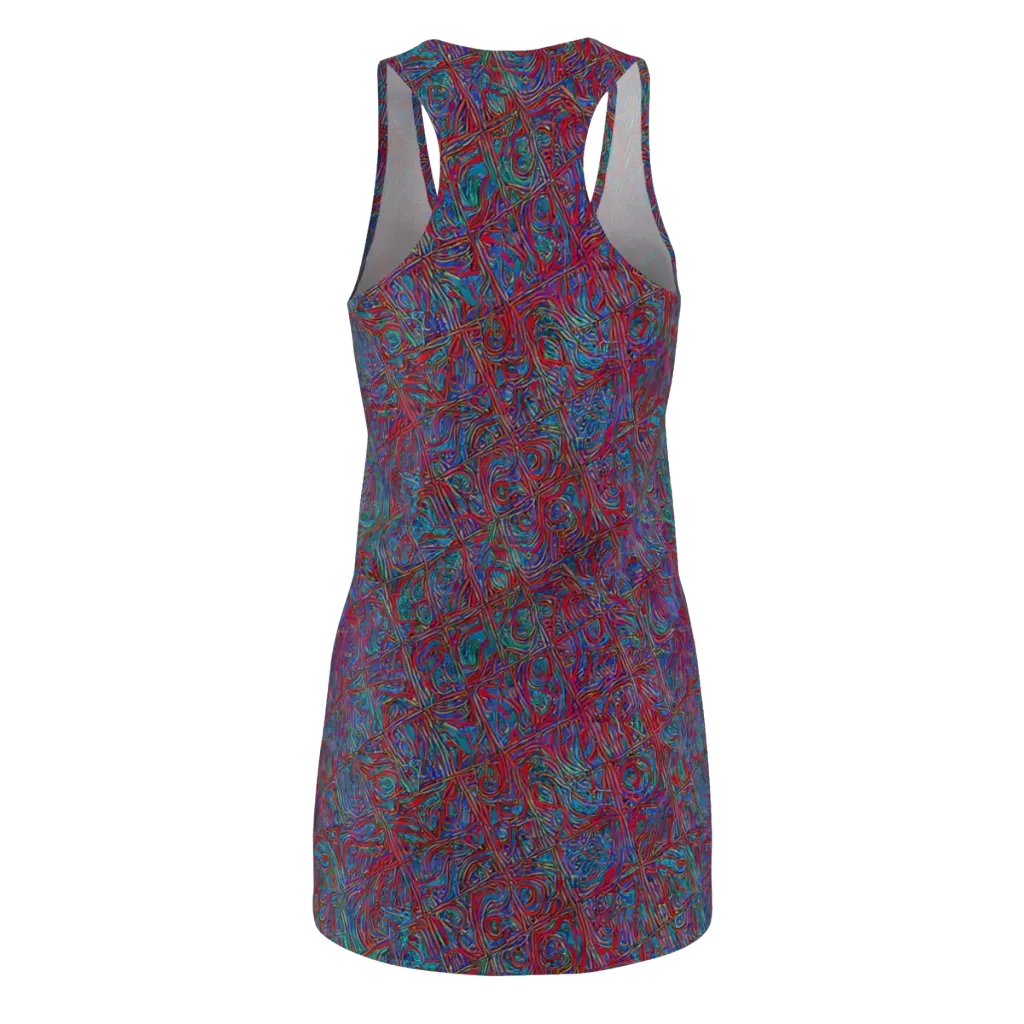 Kinetic Mosaic on Racerback Dress — Back
