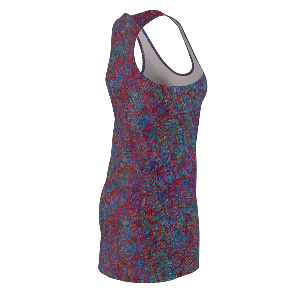 Kinetic Mosaic on Racerback Dress — Back Side