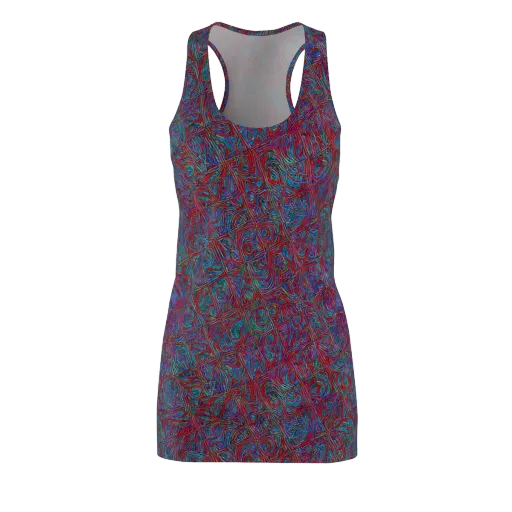 Kinetic Mosaic on a Racerback Dress