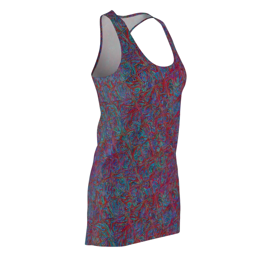 Kinetic Mosaic on Racerback Dress — Front Side