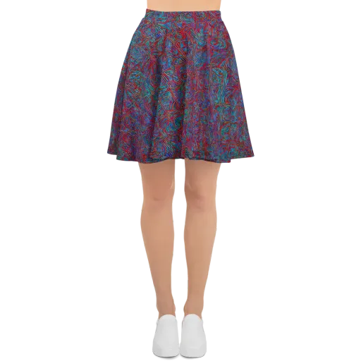 Kinetic Mosaic on a Skater Skirt