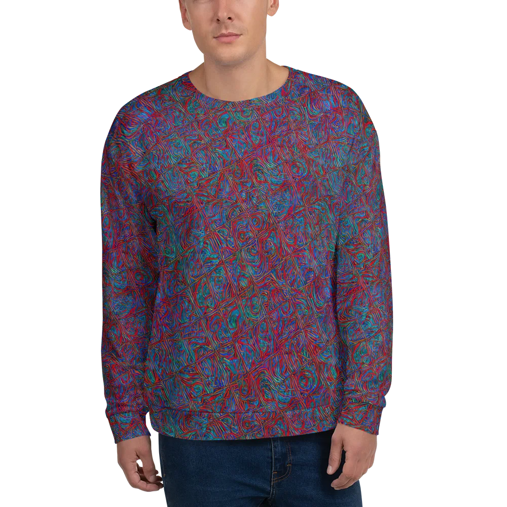 Kinetic Mosaic on Sweatshirt — Front