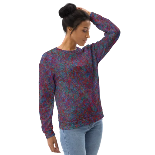 Kinetic Mosaic on a Sweatshirt