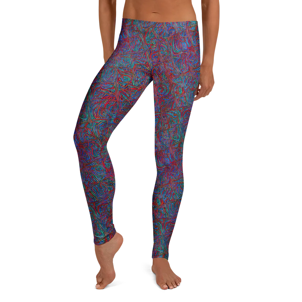 Kinetic Mosaic on Leggings — Front