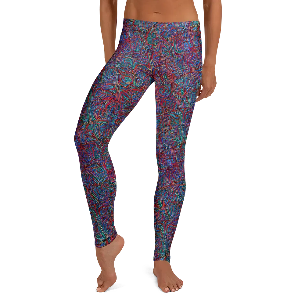 Kinetic Mosaic on Leggings — Front