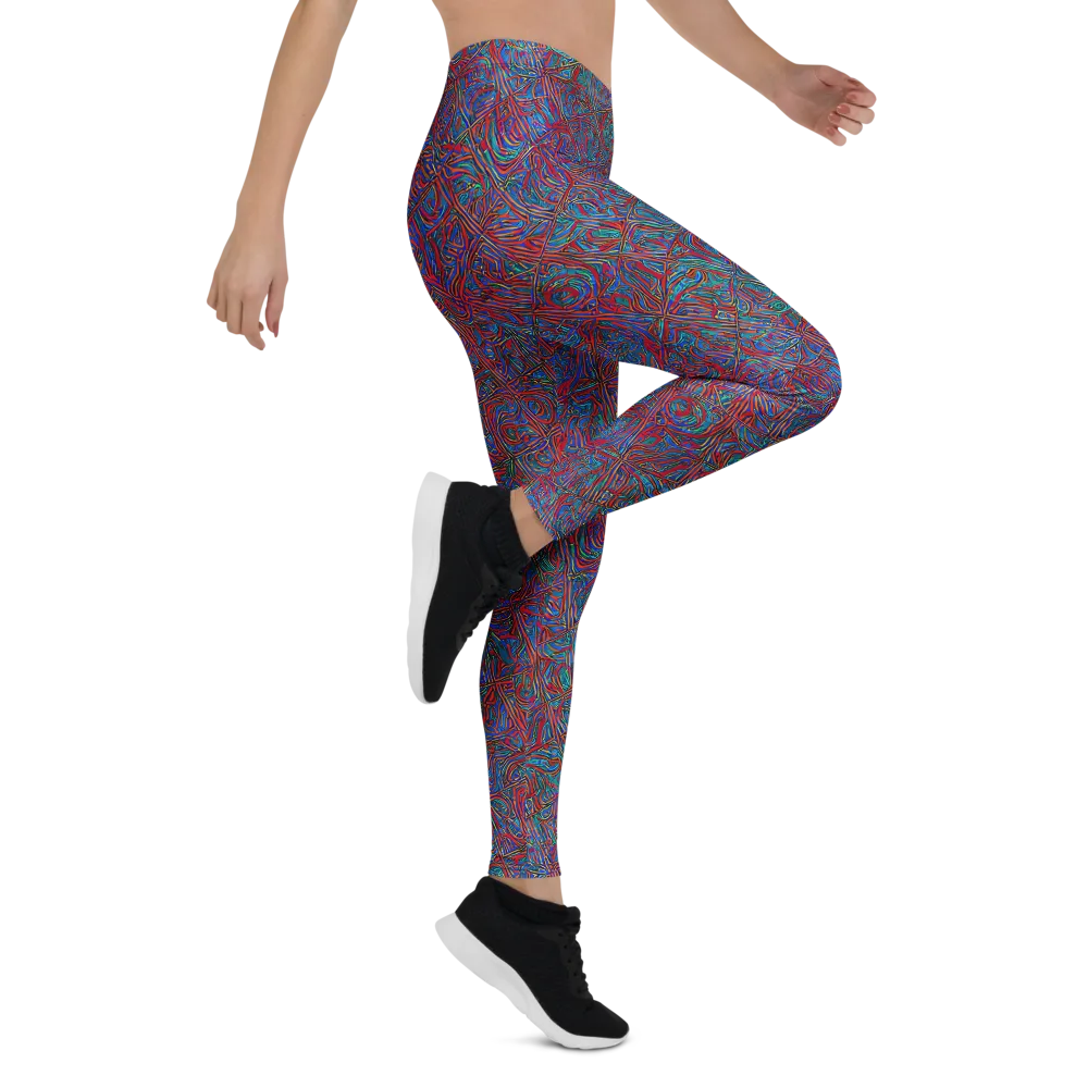 Kinetic Mosaic on Leggings — Right