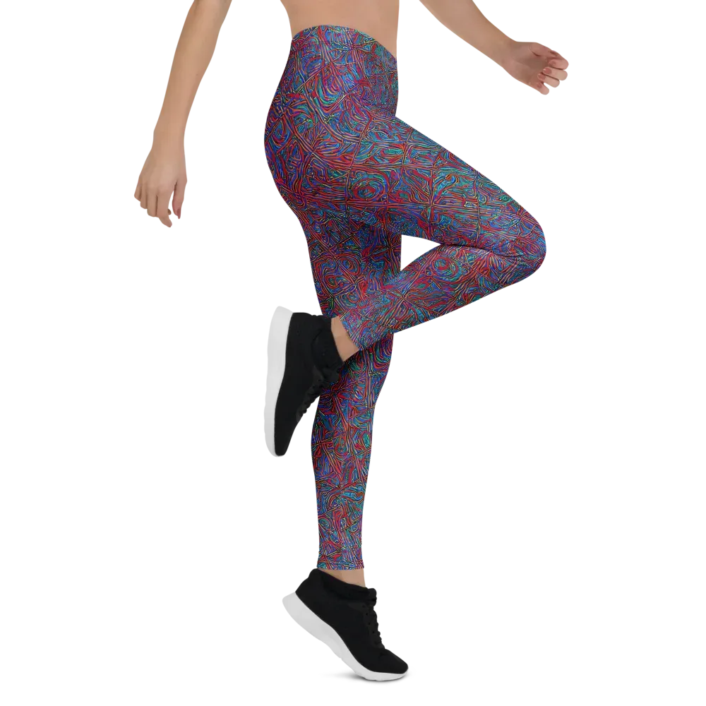 Kinetic Mosaic on Leggings — Right