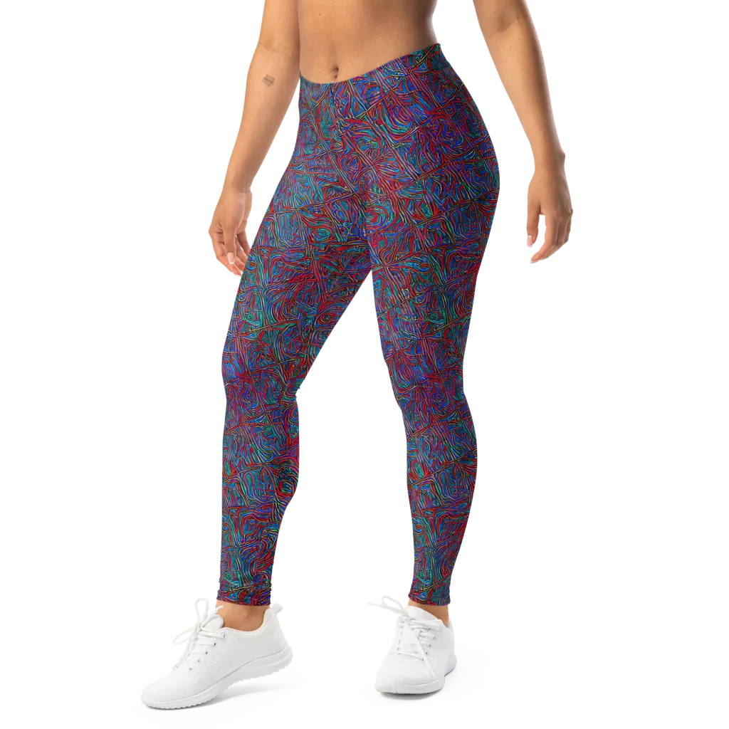 Kinetic Mosaic on Leggings — Left Front