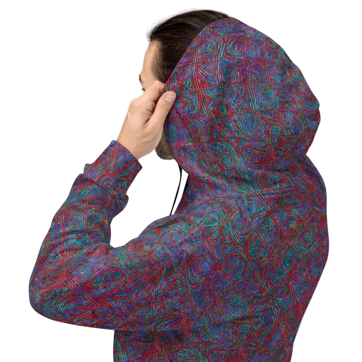 Kinetic Mosaic on a Hoodie