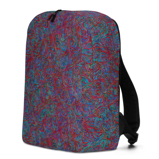 Kinetic Mosaic on a Minimalist Backpack