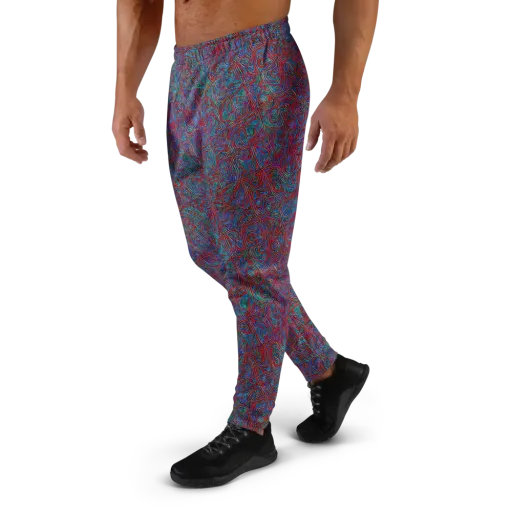 Kinetic Mosaic on a Men's Joggers