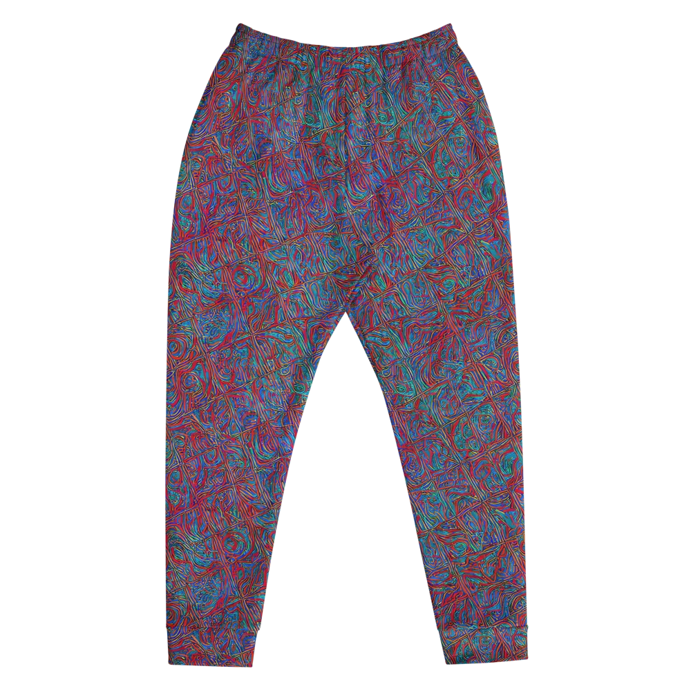 Kinetic Mosaic on Men's Joggers — Front