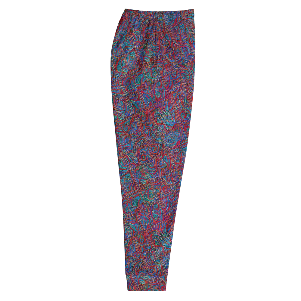 Kinetic Mosaic on Men's Joggers — Right