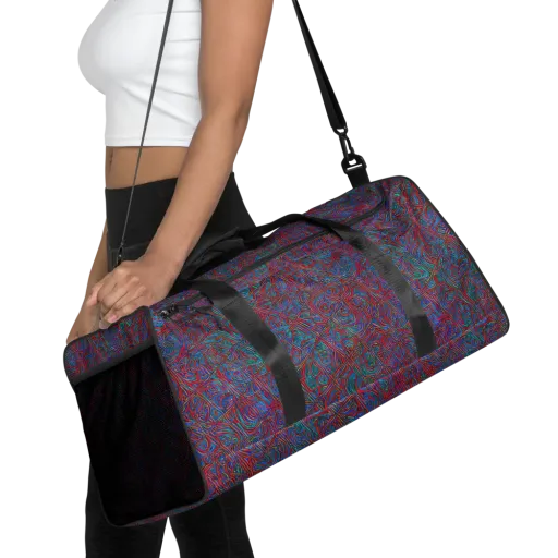Kinetic Mosaic on a Duffle Bag