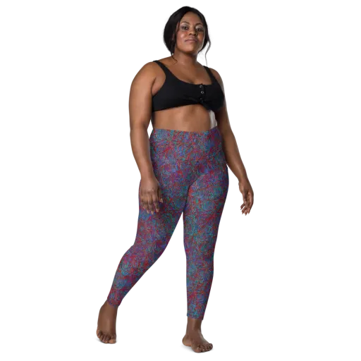 Kinetic Mosaic on a Leggings with Pockets