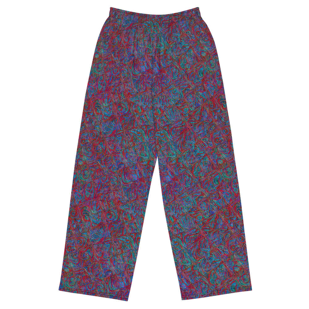 Kinetic Mosaic on Wide-Leg Pants — Front