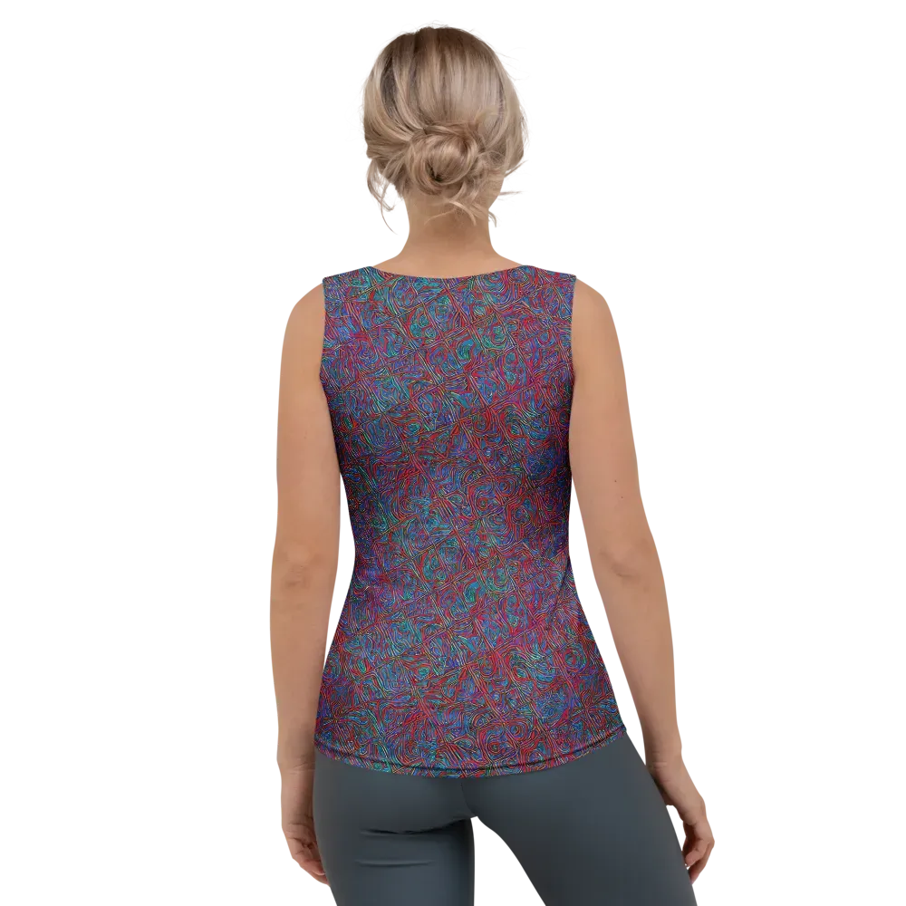 Kinetic Mosaic on Women's Tank Top — Back