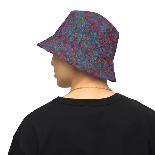 Kinetic Mosaic on a Reversible Bucket Hat