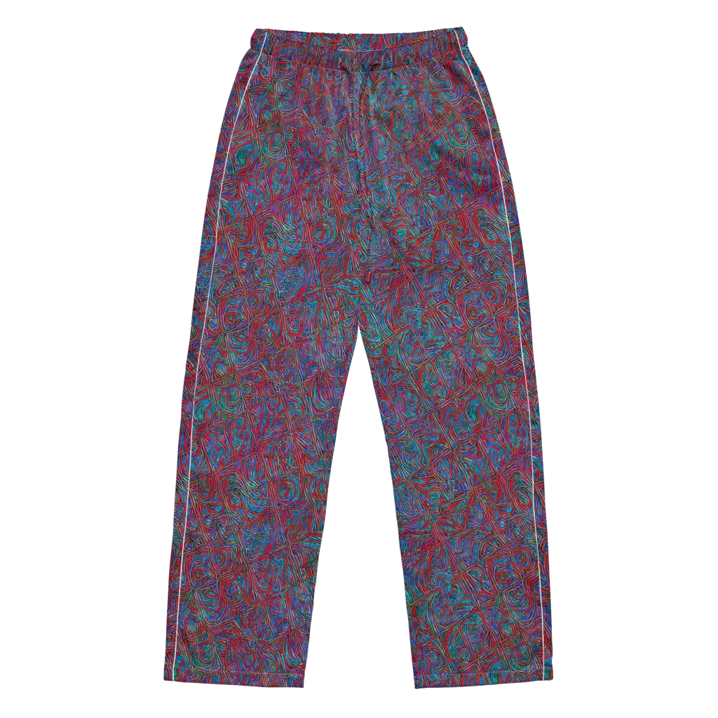 Kinetic Mosaic on Women's Pajama Pants — Front