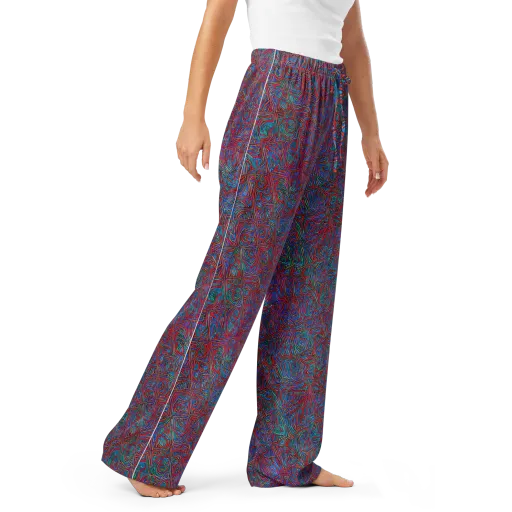 Kinetic Mosaic on a Women's Pajama Pants
