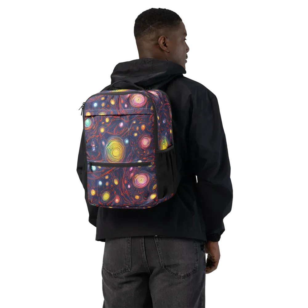 Molten Constellation on Utility Backpack — Back