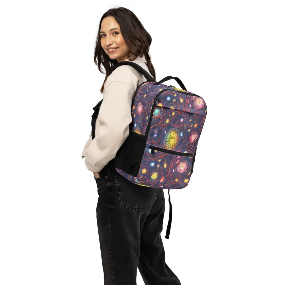 Molten Constellation on Utility Backpack — Back