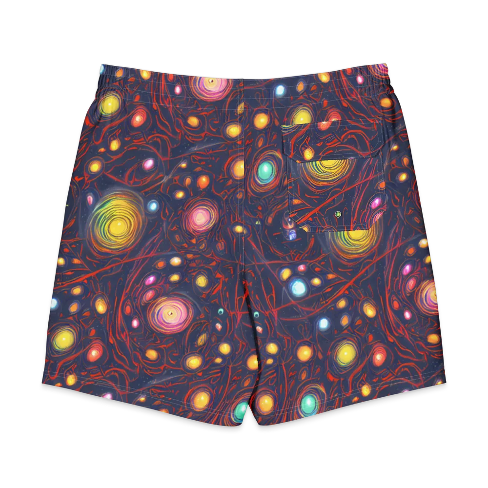 Molten Constellation on Men's Board Shorts — Back