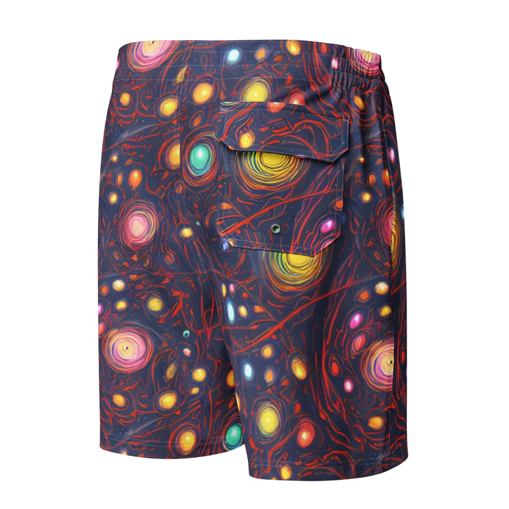 Molten Constellation on Men's Board Shorts — Back