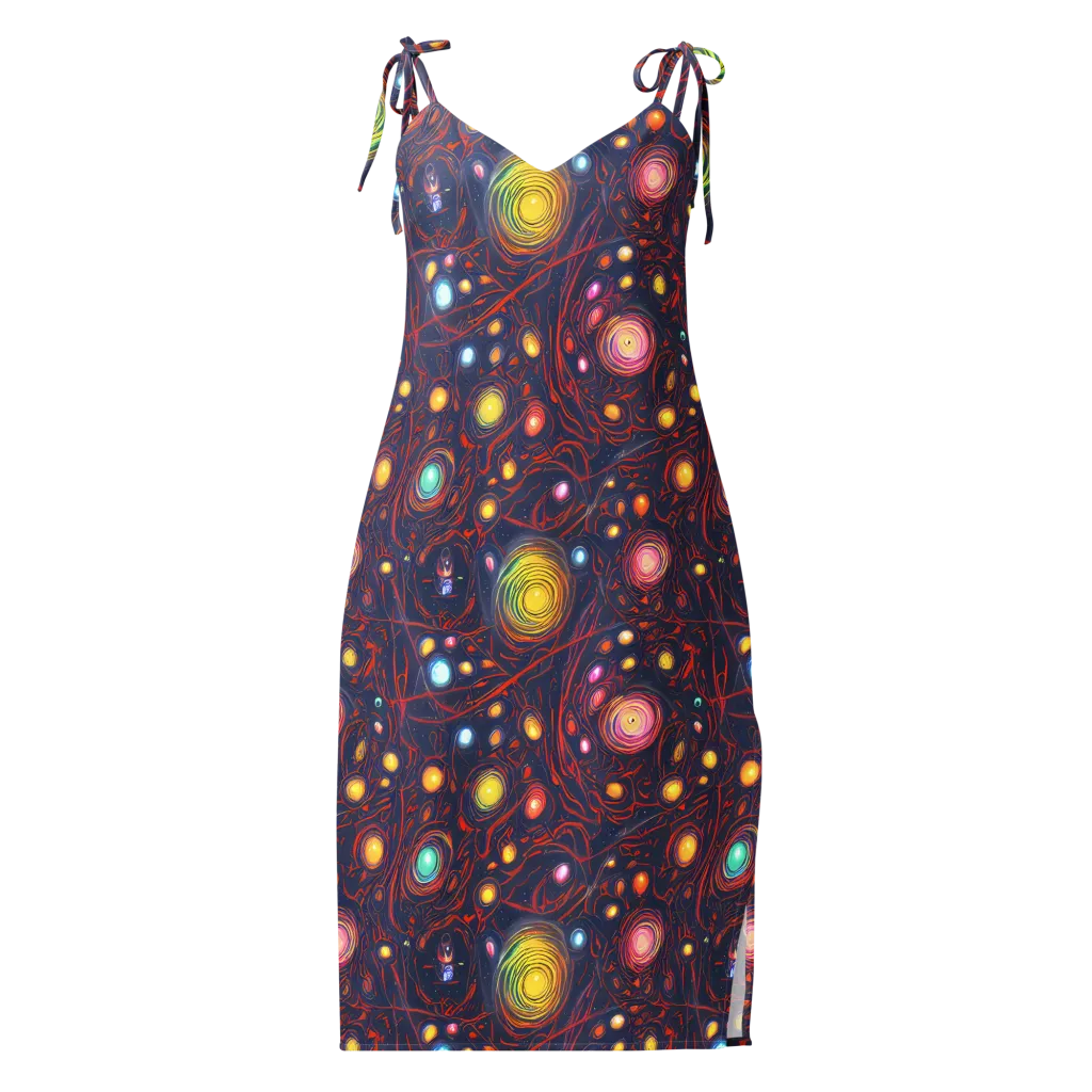 Molten Constellation on Slip Dress — Front