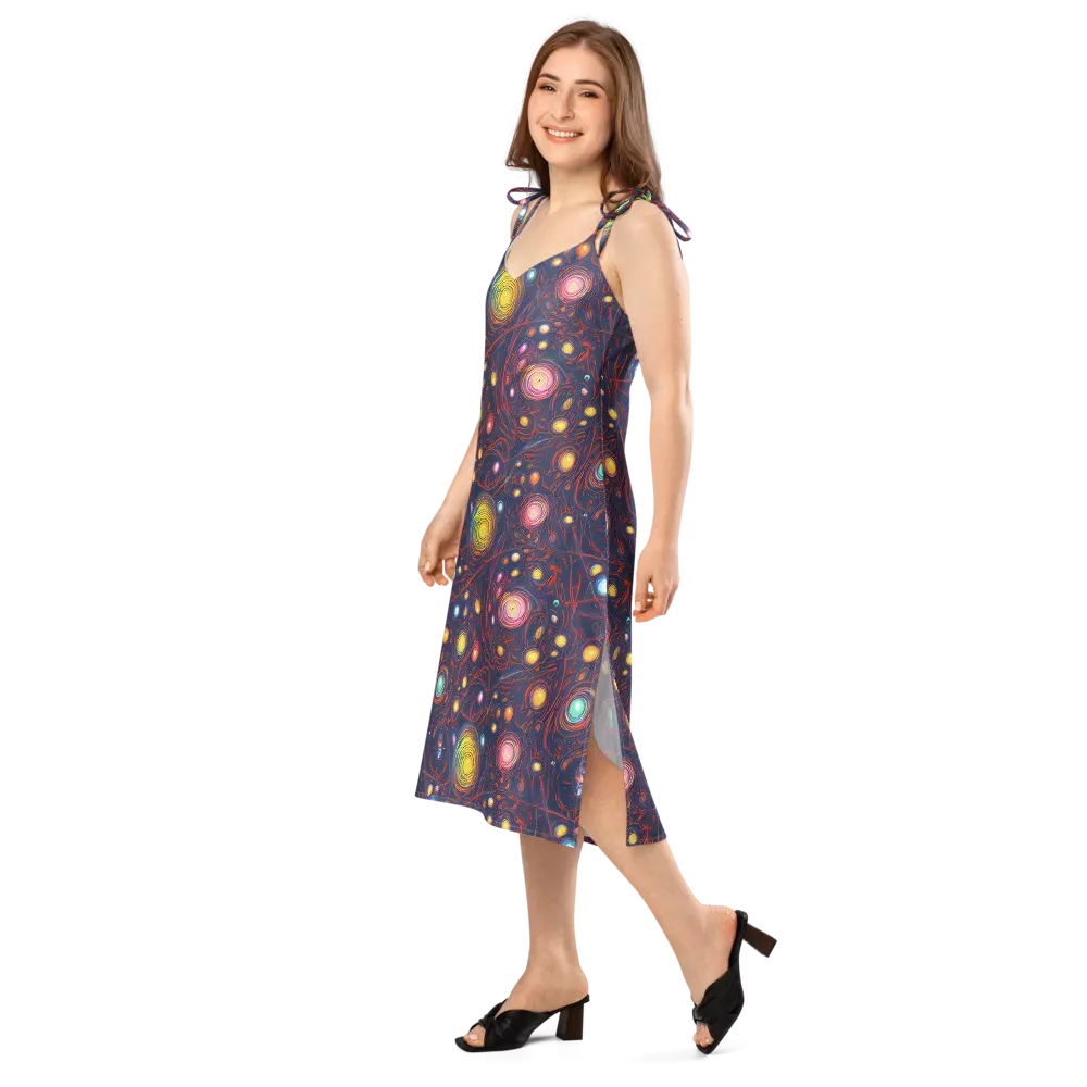 Molten Constellation on Slip Dress — Left Front