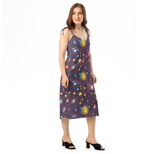 Molten Constellation on a Slip Dress