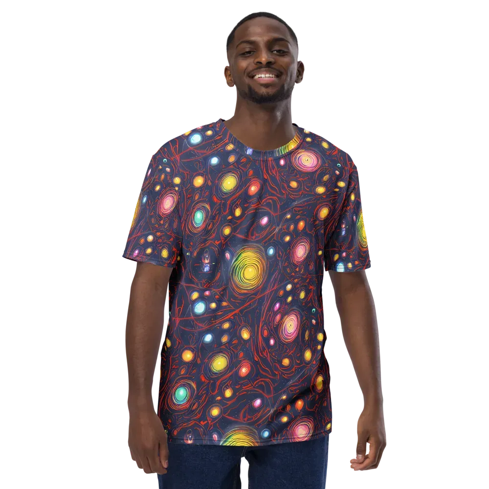 Molten Constellation on Men's Crew Neck T-Shirt — Front