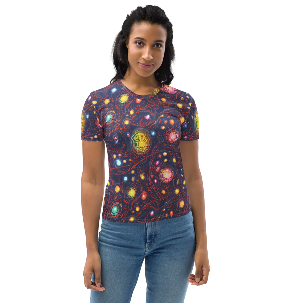 Molten Constellation on Women's Crew Neck T-Shirt — Front