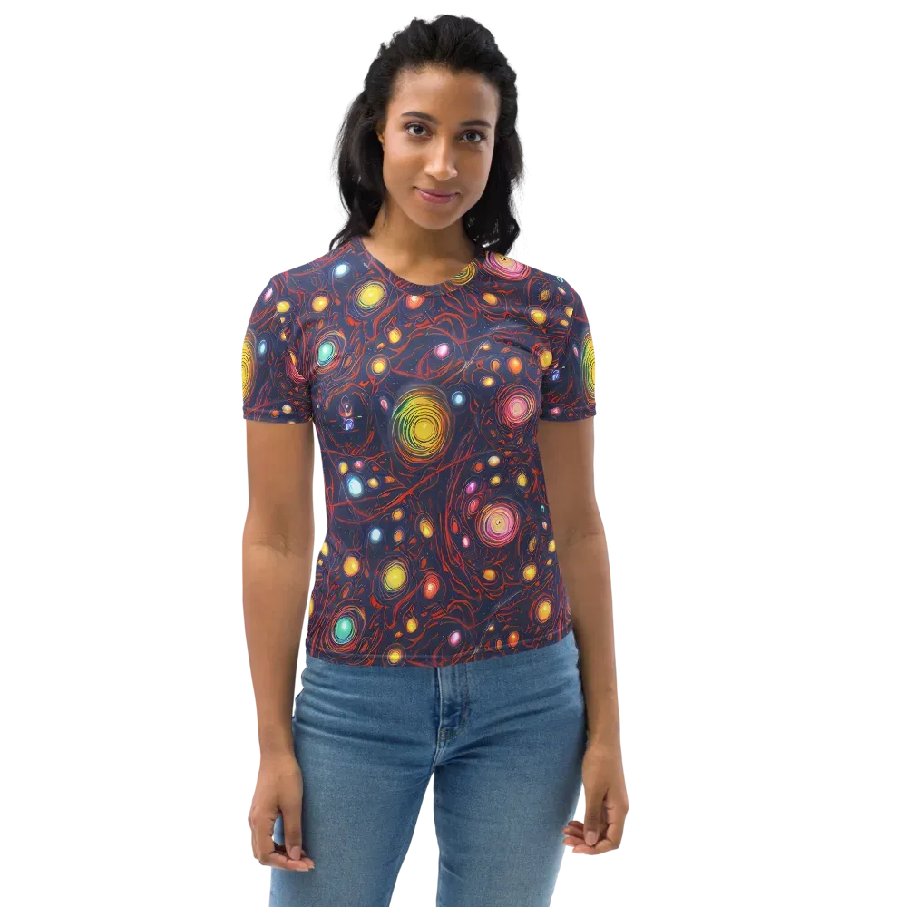 Molten Constellation on Women's Crew Neck T-Shirt — Front