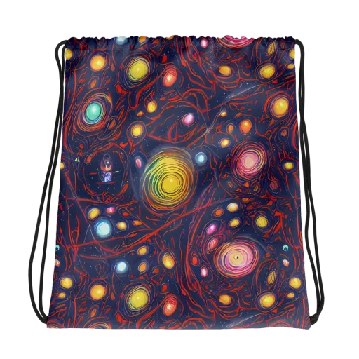 Molten Constellation on a Drawstring Bag