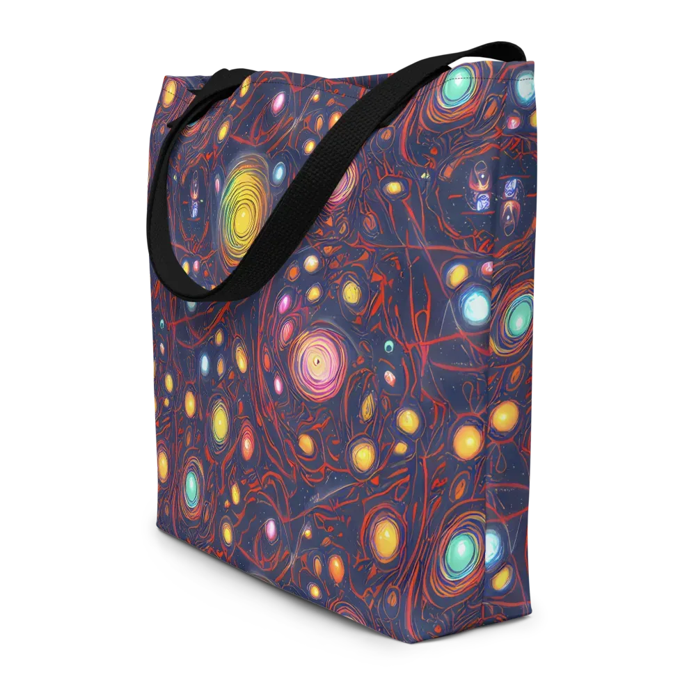 Molten Constellation on Large Tote Bag W/ Pocket — Front