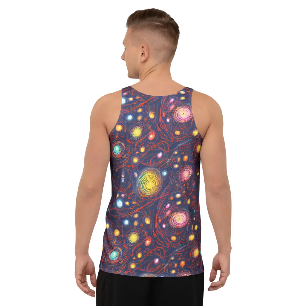 Molten Constellation on Men's Tank Top — Back
