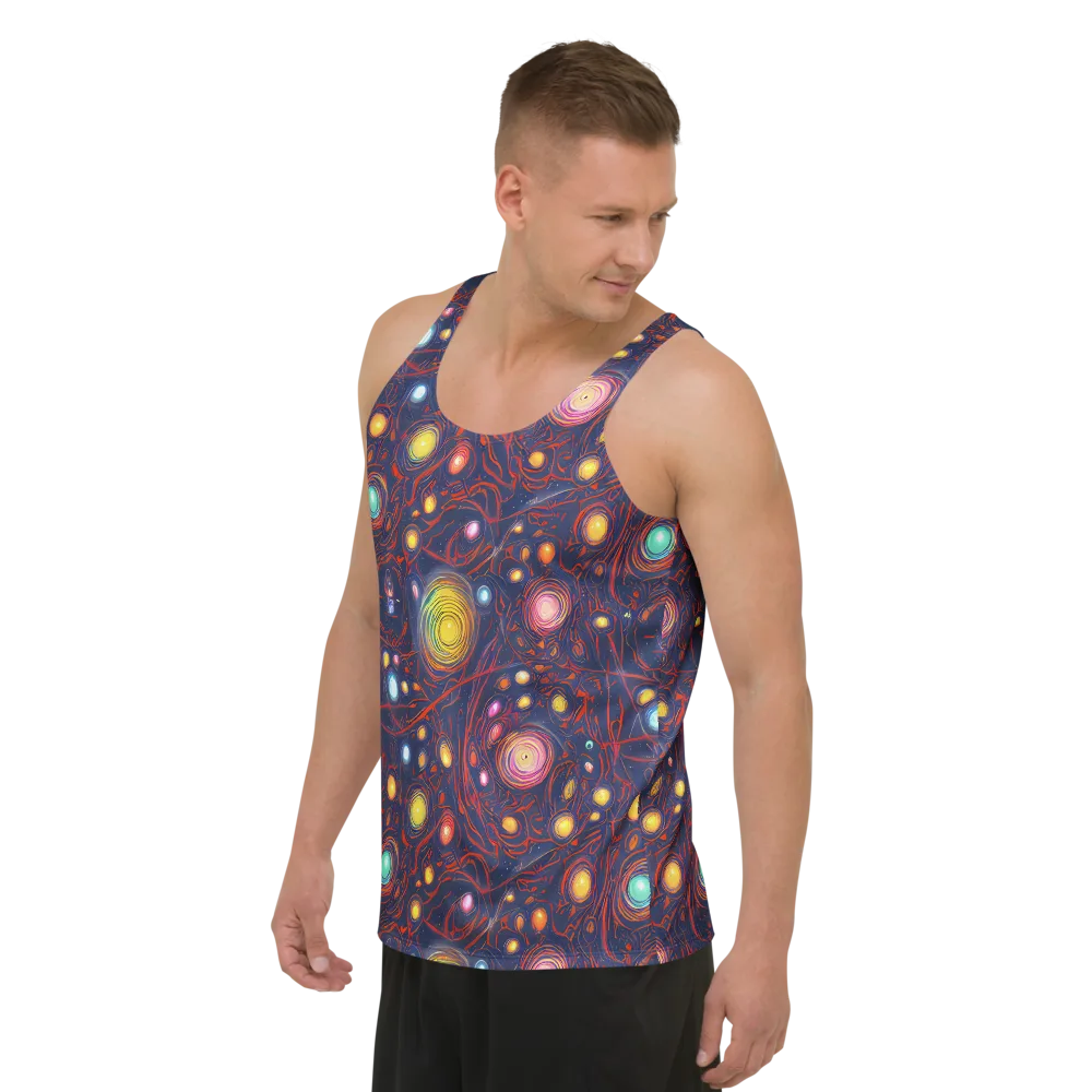 Molten Constellation on Men's Tank Top — Left Front