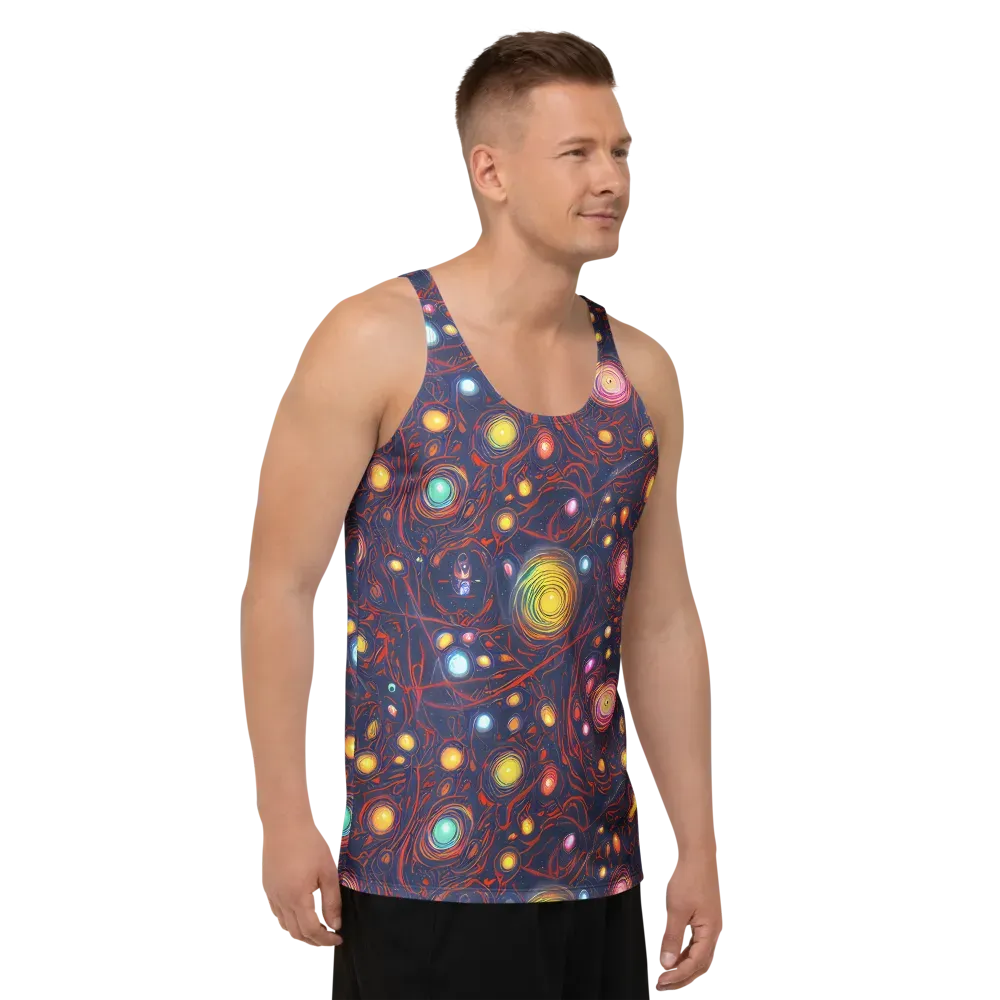 Molten Constellation on Men's Tank Top — Right Front