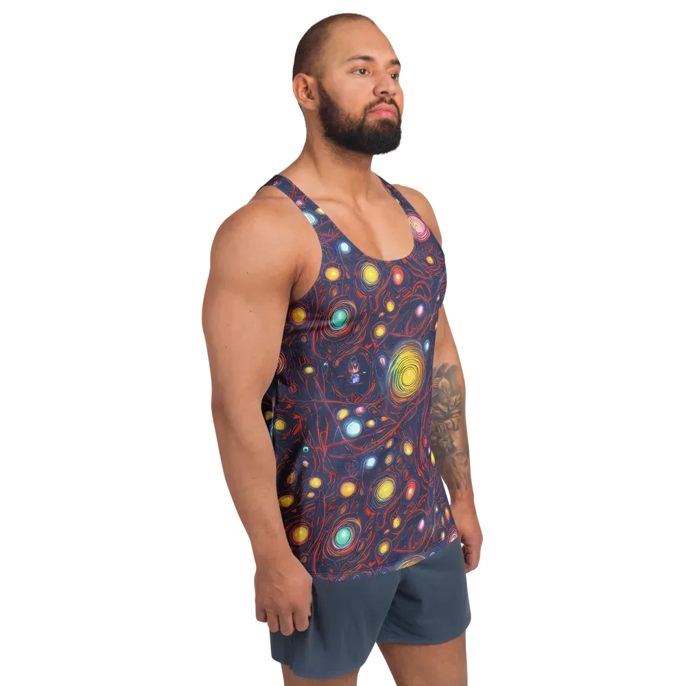 Molten Constellation on Men's Tank Top — Right Front