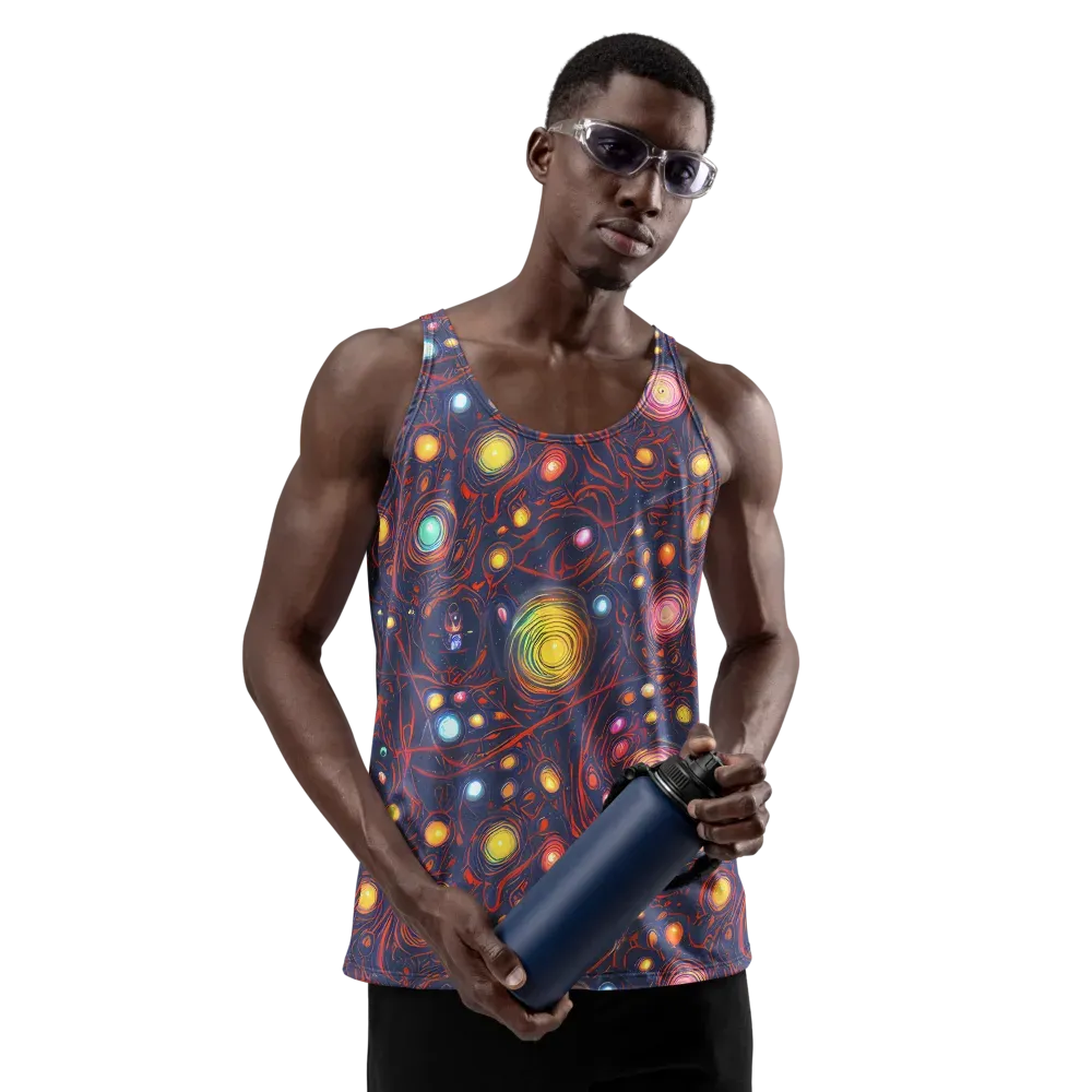 Molten Constellation on Men's Tank Top — Front