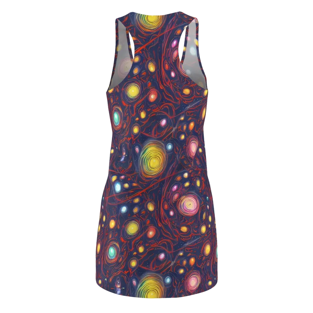 Molten Constellation on Racerback Dress — Back