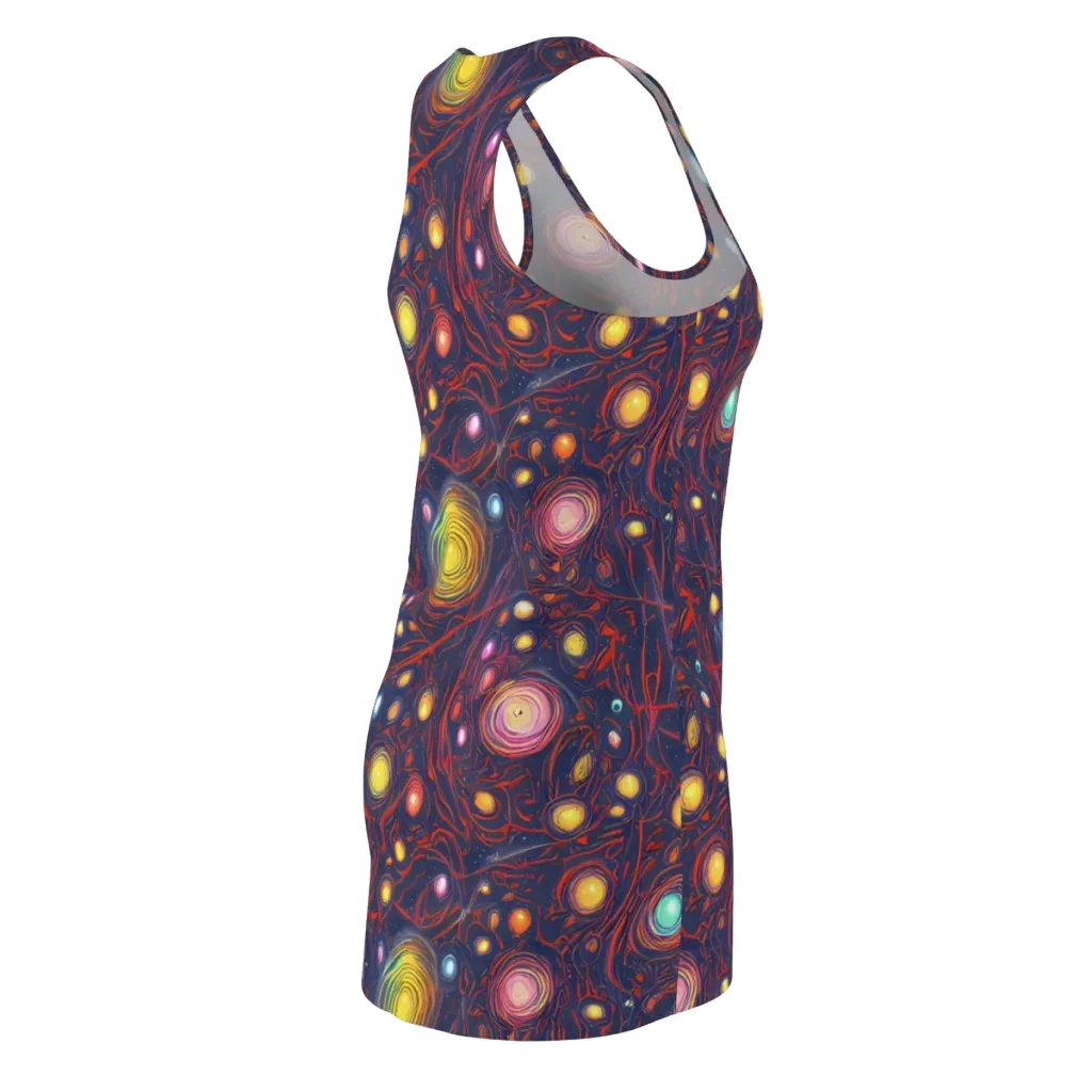 Molten Constellation on Racerback Dress — Back Side