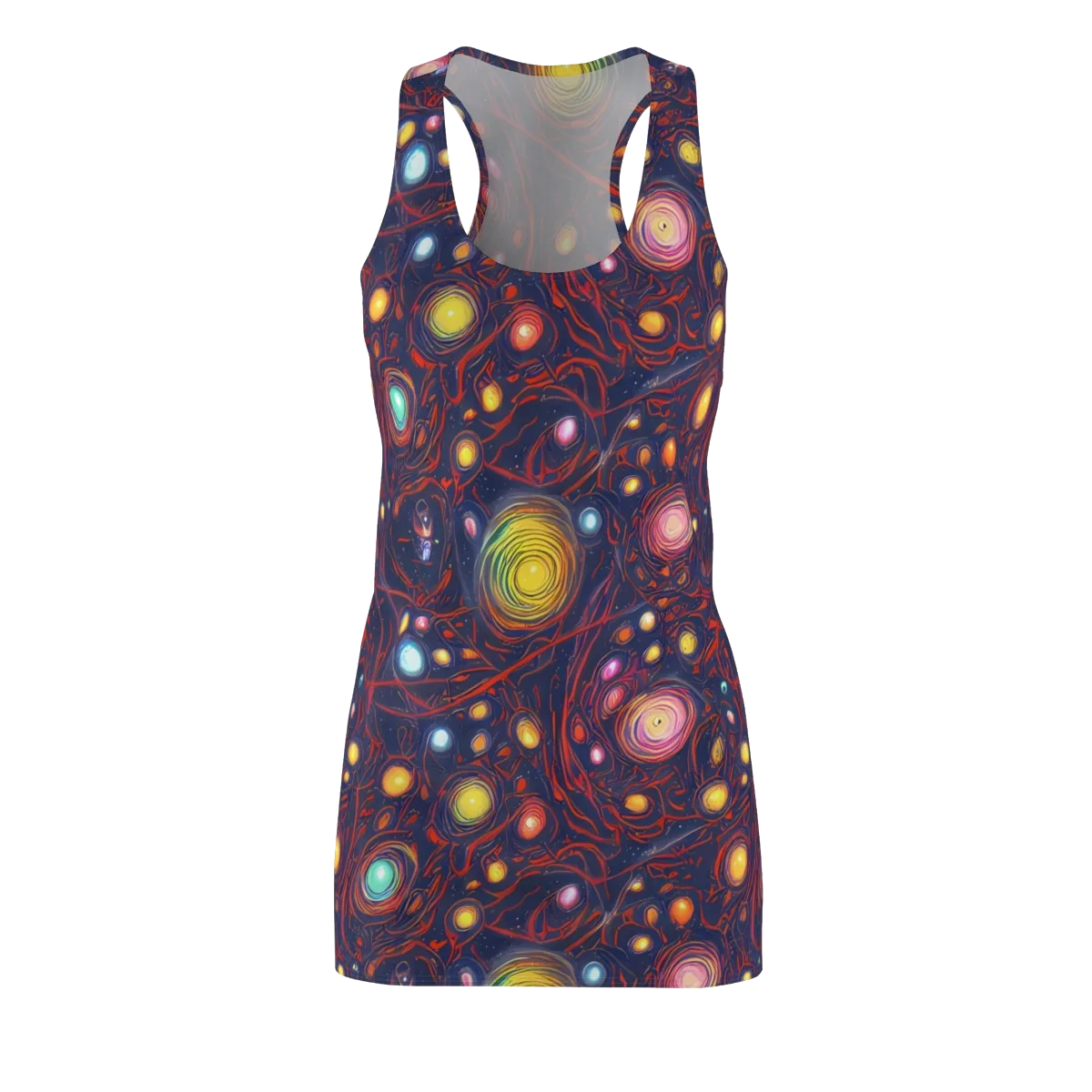 Molten Constellation on Racerback Dress — Front