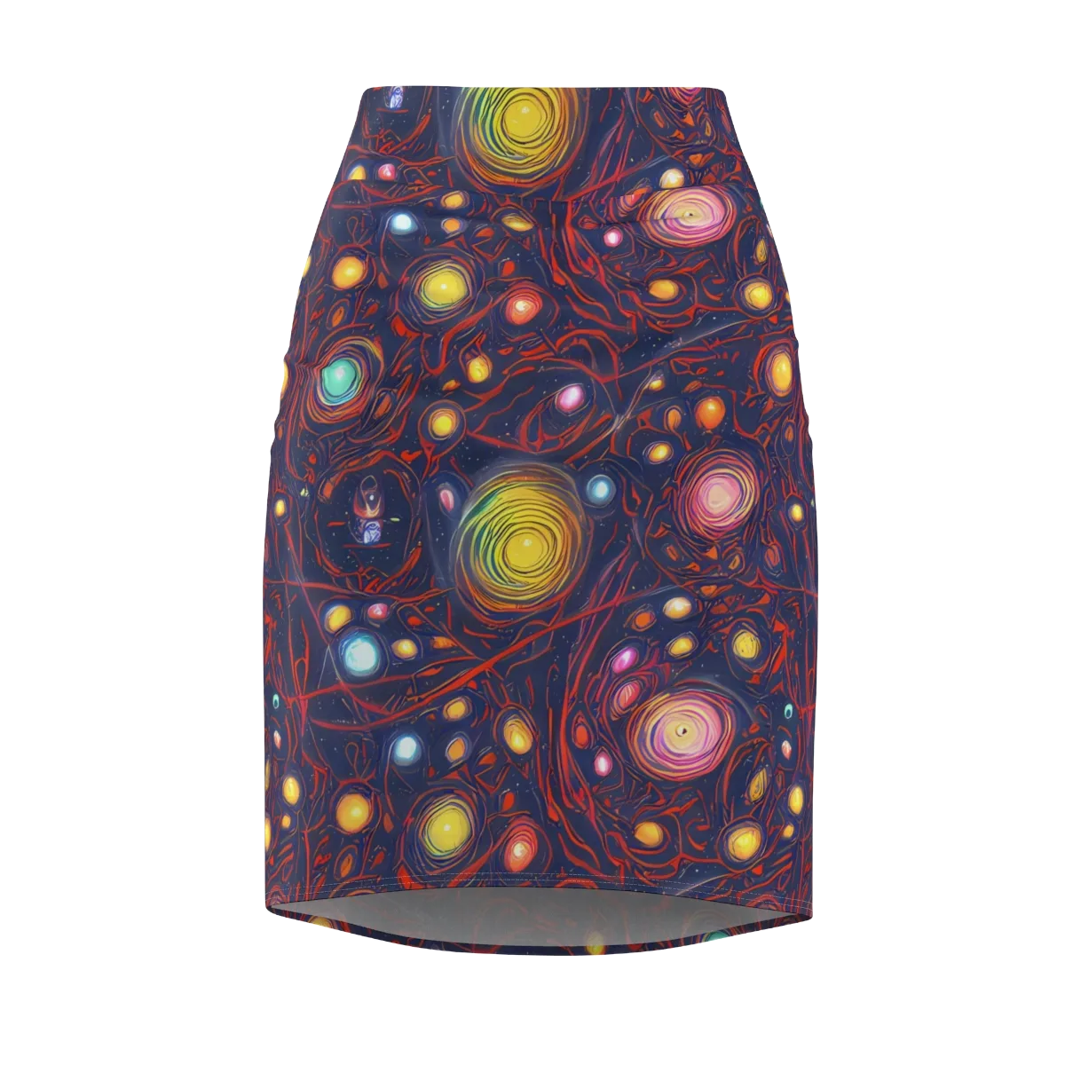 Molten Constellation on Pencil Skirt — Front