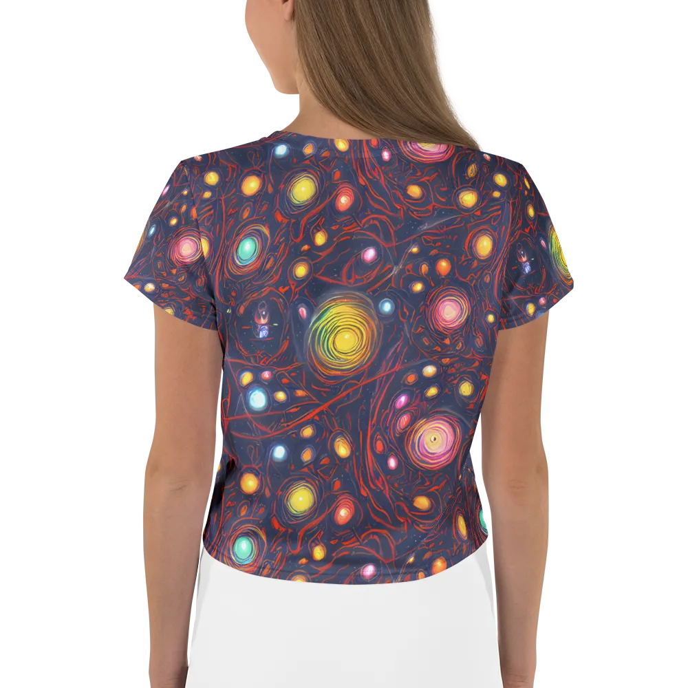 Molten Constellation on Crop Tee — Back